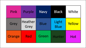 Apparel COLOR Chart